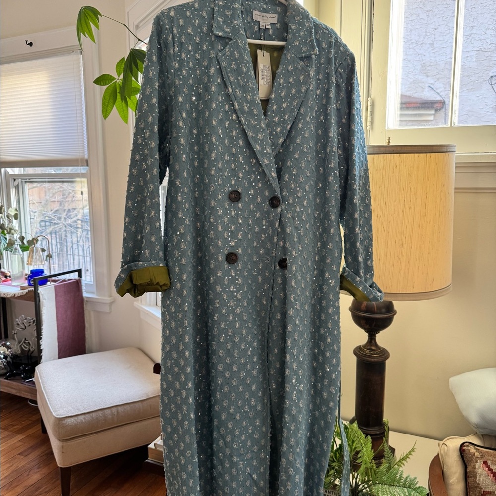 Never Fully Dressed Harper Denim Trench NWT - Picture 10 of 10